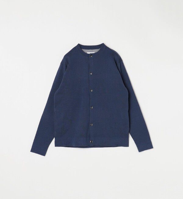 SHIPS any「SHIPS any: 〈手洗い可能〉 ミラノリブ クルーネック カーディガン 24SS◇」|カーディガン|