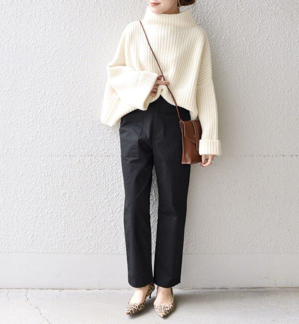 SHIPS for women「《一部追加予約》【WEB限定】ストレッチ ベーシック ベイカー パンツ」|その他|