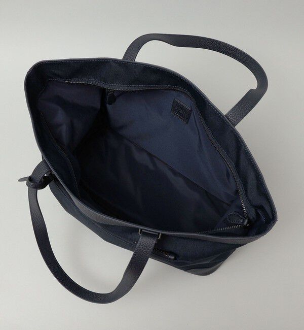 SHIPS「SHIPS: シュリンクレザー &times; ファブリック コンビ トートバッグ」|トートバッグ|