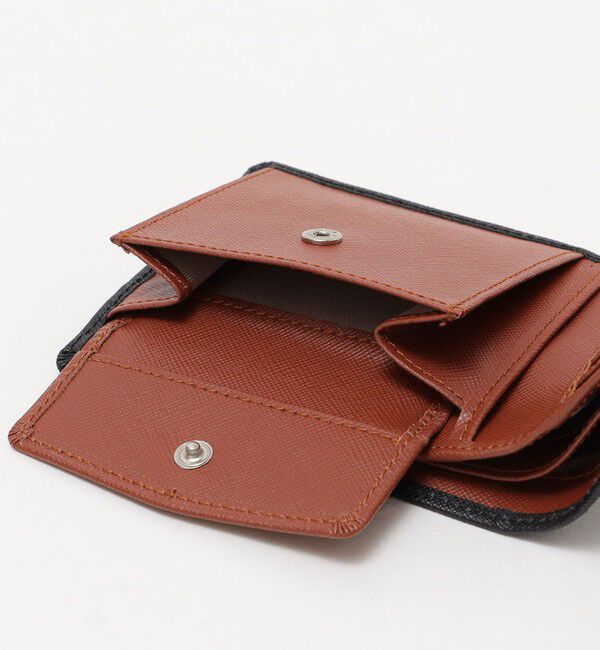 SHIPS「【WEB限定】SHIPS:【SAFFIANO LEATHER】2トーン 2つ折 ウォレット（財布）」|財布|