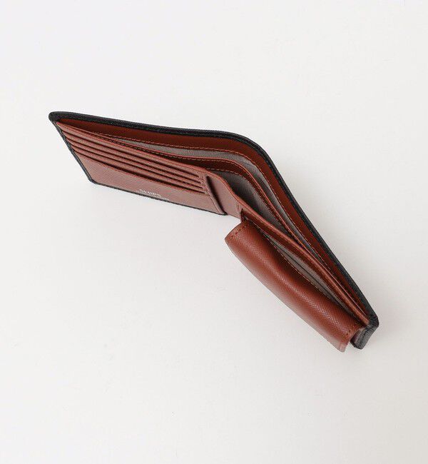 SHIPS「【WEB限定】SHIPS:【SAFFIANO LEATHER】2トーン 2つ折 ウォレット（財布）」|財布|