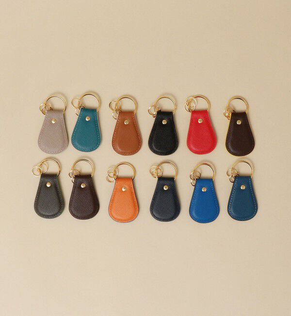 SHIPS「【WEB限定】SHIPS: 【SAFFIANO LEATHER】 2トーン キーホルダー」|その他|