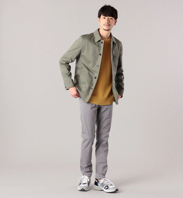 SHIPS「SHIPS:〈抗菌加工〉japan quality カラー テーパード スリム チノパンツ」|チノ|