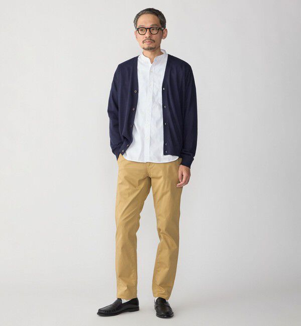 SHIPS「SHIPS:〈抗菌加工〉japan quality カラー テーパード スリム チノパンツ」|チノ|