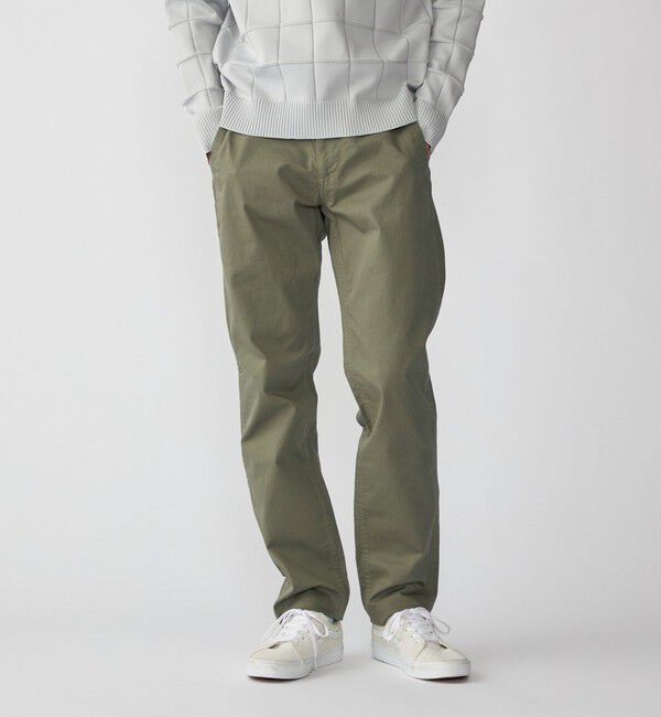 SHIPS「SHIPS:〈抗菌加工〉japan quality カラー テーパード スリム チノパンツ」|チノ|