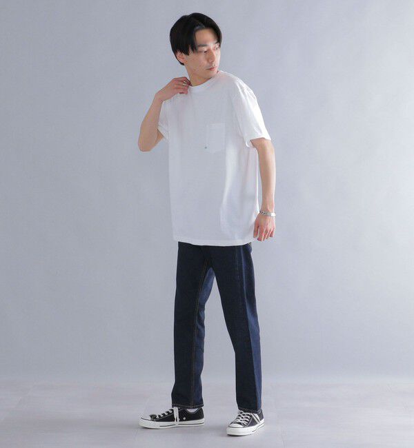 SHIPS「【累計販売数18万枚突破!!】【WEB限定】SHIPS: マイクロ SHIPSロゴ ポケット Tシャツ」|Tシャツ・カットソー|