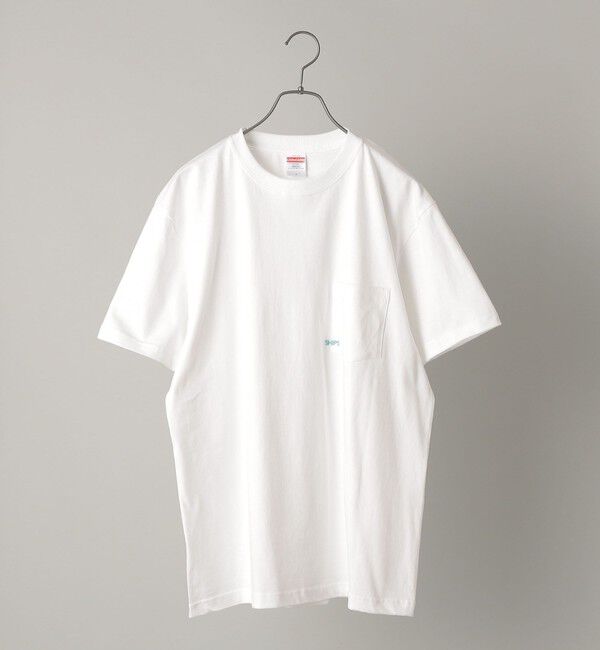 SHIPS「【累計販売数18万枚突破!!】【WEB限定】SHIPS: マイクロ SHIPSロゴ ポケット Tシャツ」|Tシャツ・カットソー|