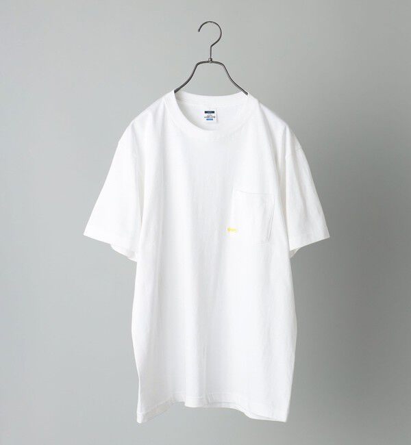 SHIPS「【累計販売数18万枚突破!!】【WEB限定】SHIPS: マイクロ SHIPSロゴ ポケット Tシャツ」|Tシャツ・カットソー|