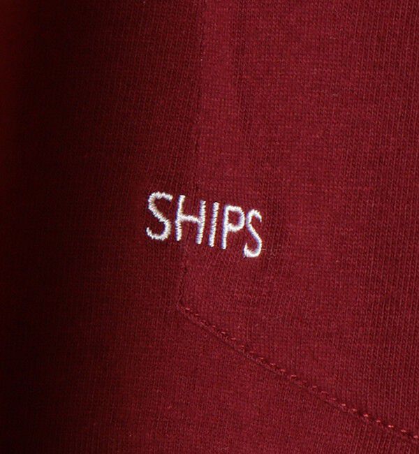 SHIPS「【累計販売数18万枚突破!!】【WEB限定】SHIPS: マイクロ SHIPSロゴ ポケット Tシャツ」|Tシャツ・カットソー|