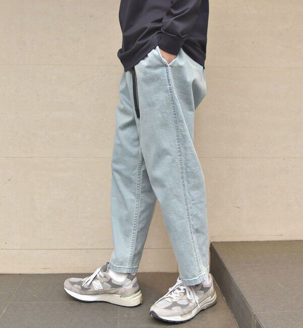 SHIPS any「【SHIPS any別注】Gramicci: オーガニックコットン ルーズテーパード ストレッチ デニム パンツ◆」|デニム|