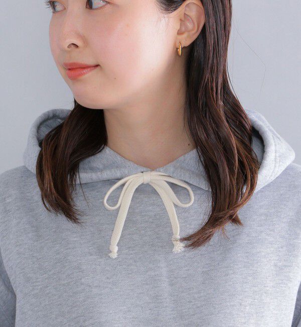 SHIPS「【WEB限定】SHIPS: マイクロ SHIPS 刺繍 ロゴ 裏毛 スウェット プルオーバーパーカー」|パーカー|