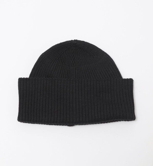 SHIPS「SHIPS: ベーシック リブ ワッチキャップ ニット帽」|その他|ブラック