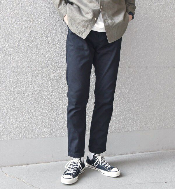 SHIPS any「SHIPS any: スリム テーパード ストレッチ チノ パンツ◆」|チノ|