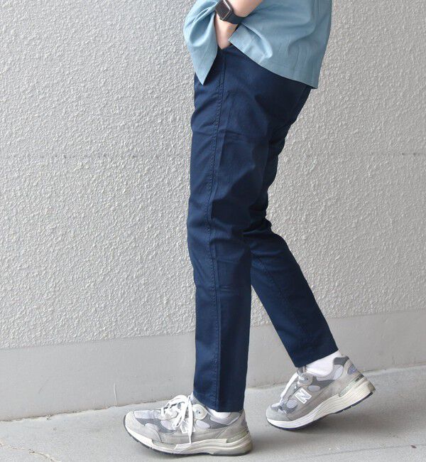 SHIPS any「SHIPS any: スリム テーパード ストレッチ チノ パンツ◆」|チノ|ネイビー