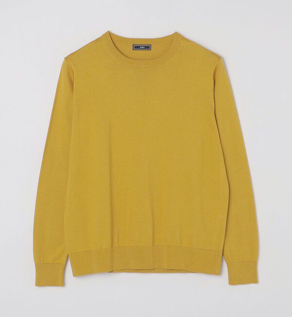 SHIPS「SHIPS: シーアイランド コットン クールネック 無地 ニット」|ニット・セーター|