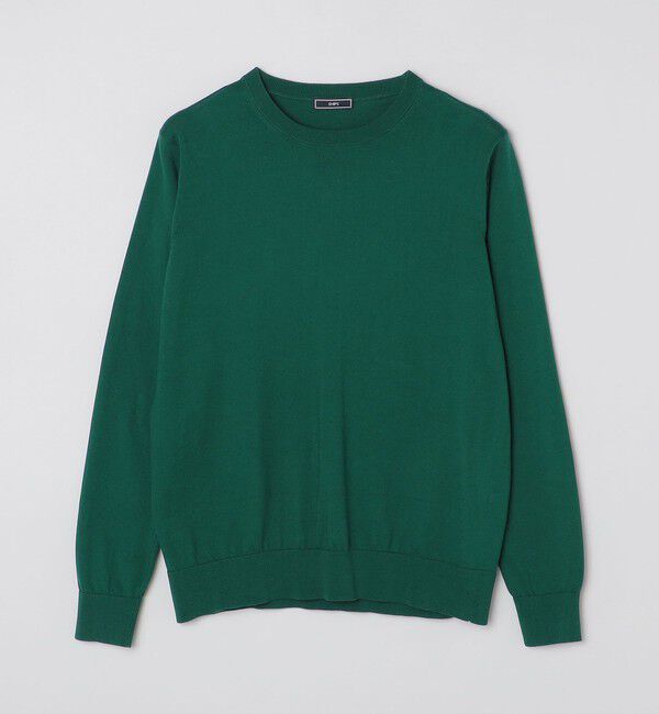 SHIPS「SHIPS: シーアイランド コットン クールネック 無地 ニット」|ニット・セーター|