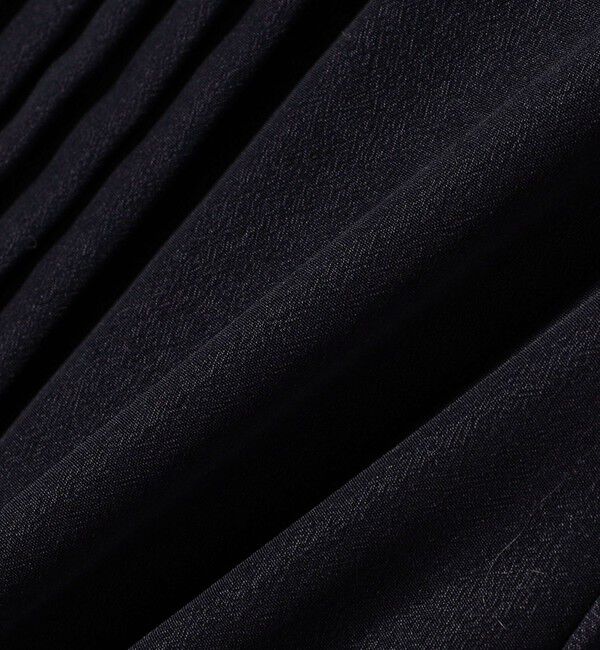 SHIPS for women「〈手洗い可能〉ドット / 花柄 バンドカラー サイド プリーツ ワンピース」|ワンピース|