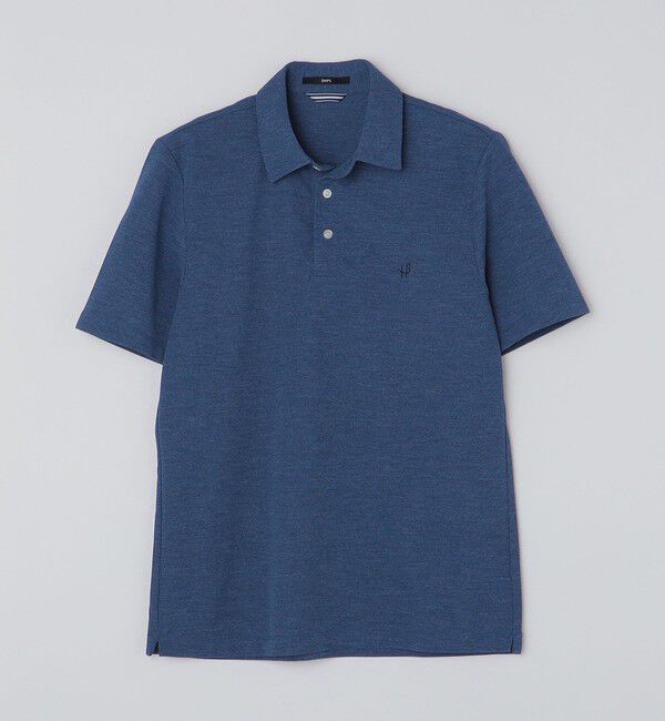 SHIPS「【WEB限定】SHIPS: 吸水速乾・UVケア Drymix（R）ワンポイントロゴ レギュラーカラー ポロシャツ」|ポロシャツ|