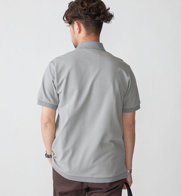 SHIPS「【SHIPS別注】LACOSTE: クラシック ニットリブ ポロシャツ」|ポロシャツ|