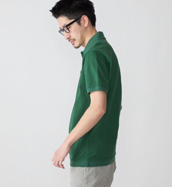 SHIPS「【SHIPS別注】LACOSTE: クラシック ニットリブ ポロシャツ」|ポロシャツ|