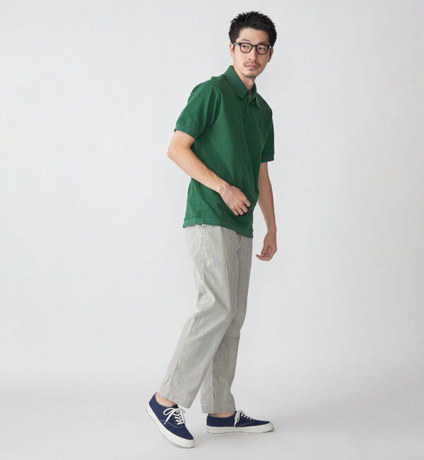 SHIPS「【SHIPS別注】LACOSTE: クラシック ニットリブ ポロシャツ」|ポロシャツ|