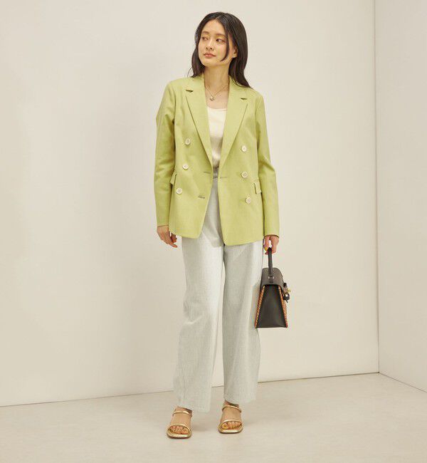 SHIPS for women「コットン リネン オックス ダブル ジャケット」|その他|