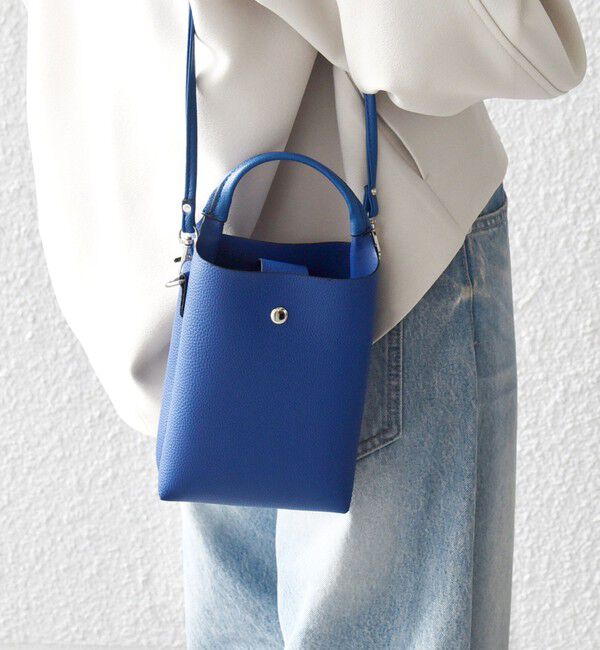 SHIPS any「《一部追加予約》SHIPS any: 2WAY スクエア ミニ ショルダー バッグ」|ショルダー・メッセンジャー|ブルー