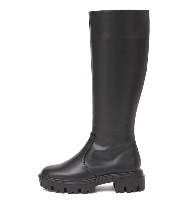 SHIPS any「【SHIPS any別注】eblouna: トラックソール ロング ブーツ」|ロングブーツ|