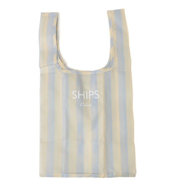 SHIPS Colors 「SHIPS Colors:〈手洗い可能〉リサイクル エコバッグ (S)」|エコバッグ|クリーム