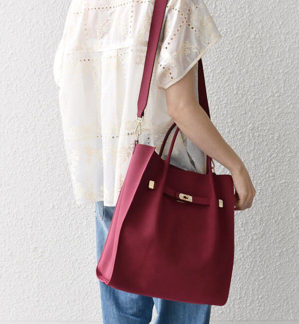 SHIPS any「SHIPS any: A4 メタル フィッティング トート バッグ」|トートバッグ|