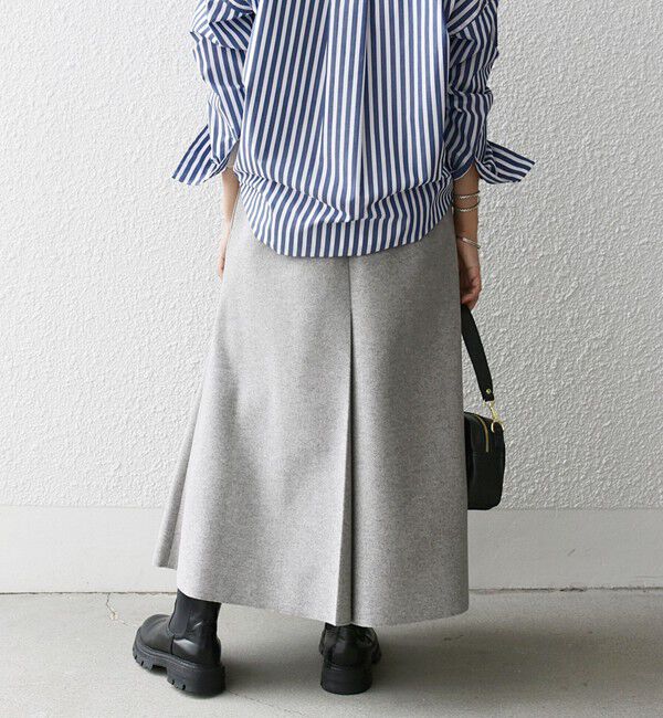 SHIPS any「SHIPS any: エア ニードル タック ミディ スカート」|スカート|