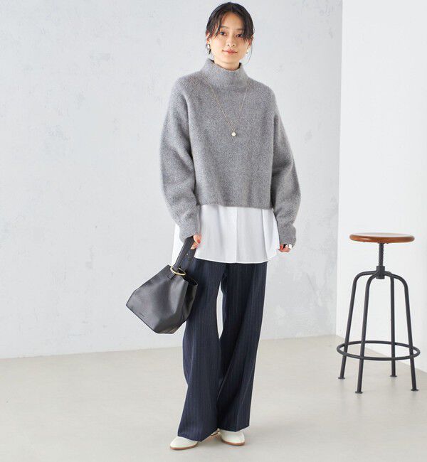 SHIPS for women「〈手洗い可能〉ワンタック ストレート パンツ ◇」|その他|