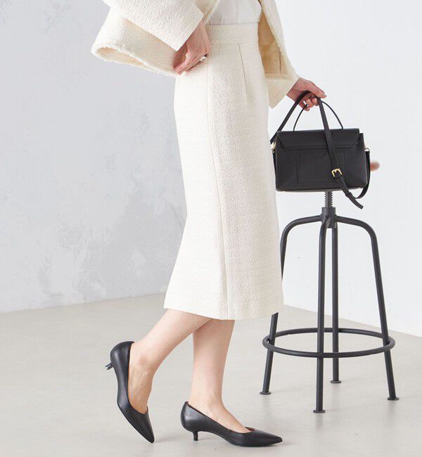 SHIPS for women「〈セレモニー対応可〉スラブ ツイード タイト スカート  24SS（セットアップ対応）◇」|スカート|