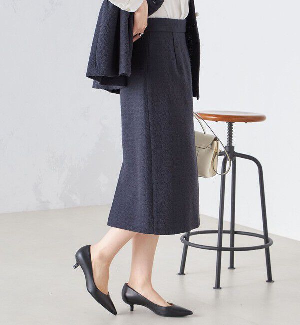 SHIPS for women「〈セレモニー対応可〉スラブ ツイード タイト スカート  24SS（セットアップ対応）◇」|スカート|
