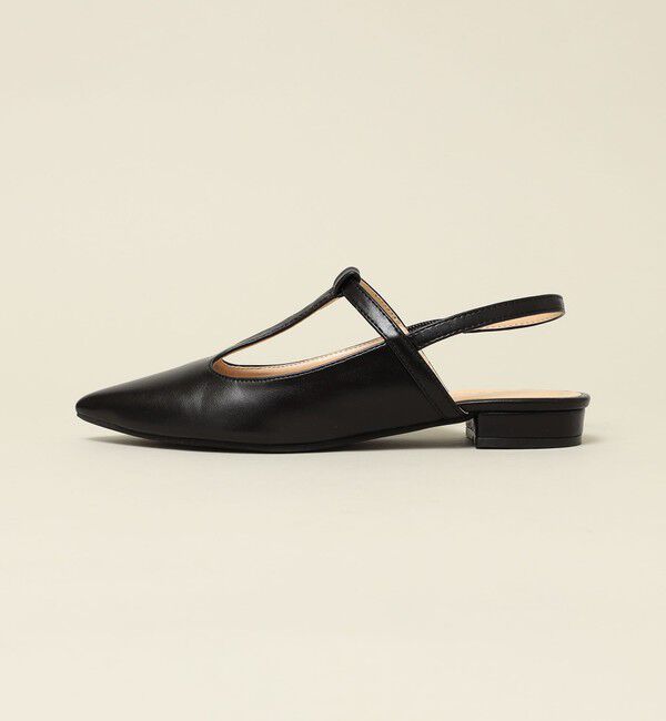 quaranciel「quaranciel: Tストラップ ポインテッド パンプス」|パンプス|