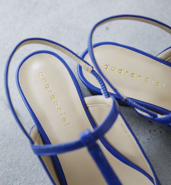 quaranciel「quaranciel: Tストラップ ポインテッド パンプス」|パンプス|