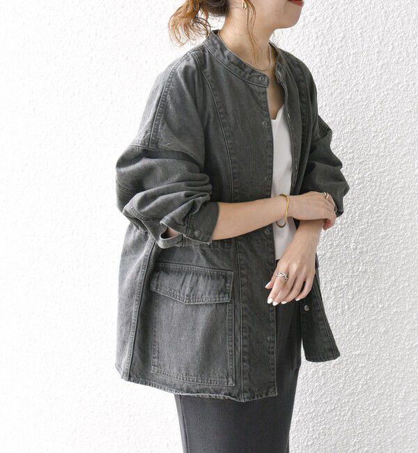 SHIPS any「SHIPS any: デニム ワーク ジャケット［SHIPS any DENIM］」|デニムジャケット|