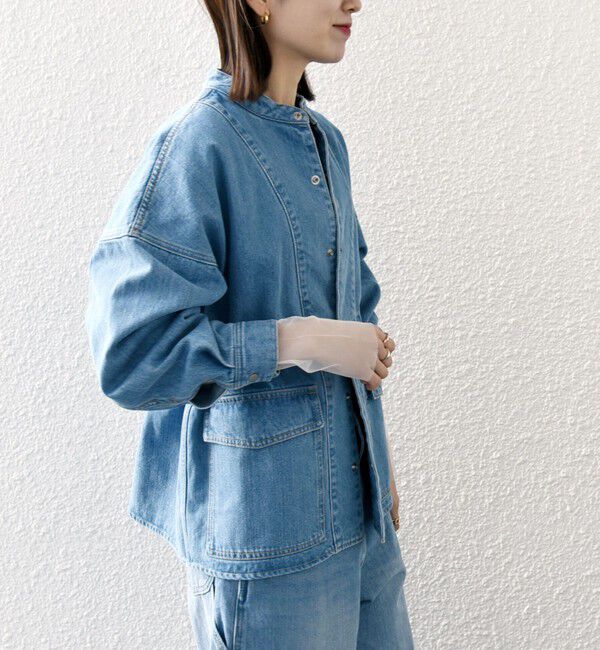 SHIPS any「SHIPS any: デニム ワーク ジャケット［SHIPS any DENIM］」|デニムジャケット|