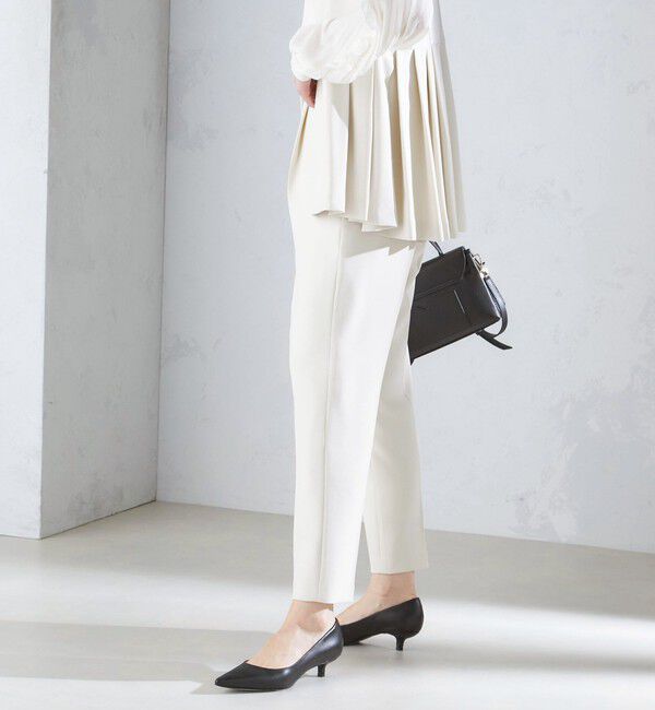 SHIPS for women「〈セレモニー対応可〉〈手洗い可能〉ダブルクロス パンツ 24SS（セットアップ対応）◇」|その他|