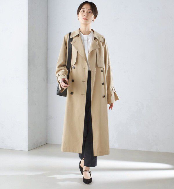 SHIPS for women「〈セレモニー対応可〉〈手洗い可能〉ダブルクロス パンツ 24SS（セットアップ対応）◇」|その他|