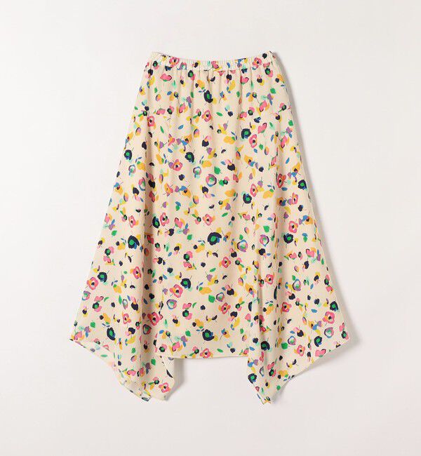 SHIPS any「SHIPS any:〈洗濯機可能〉SPRINTEX フラワー プリント ギャザー スカート」|スカート|