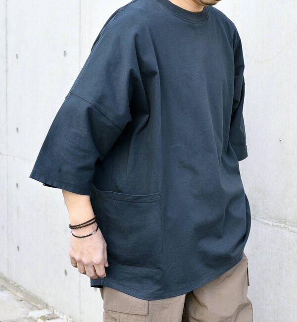 SHIPS any「【SHIPS any別注】Champion: ドルマン キャンプポケット Tシャツ 25SS◇」|Tシャツ・カットソー|