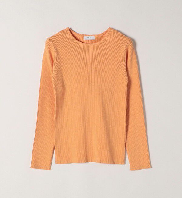 SHIPS any「SHIPS any:〈手洗い可能〉コットン クルーネック ベーシック リブ ニット」|ニット・セーター|