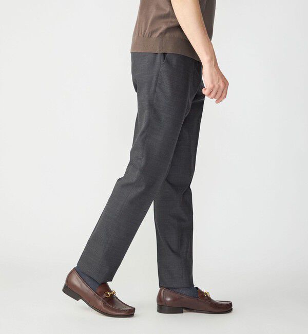 SHIPS「SHIPS: 〈手洗い可能〉ラスティック ウォッシャブル ストレッチ パンツ(無地)」|スラックス|