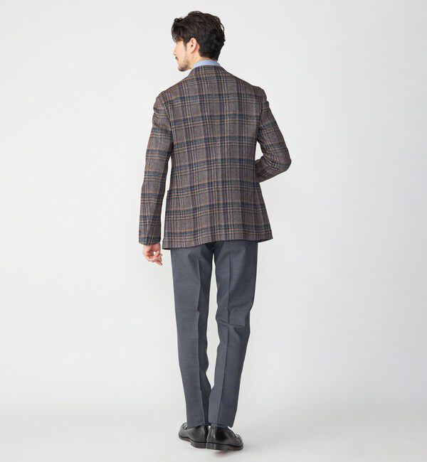 SHIPS「SHIPS: 〈手洗い可能〉ラスティック ウォッシャブル ストレッチ パンツ(無地)」|スラックス|