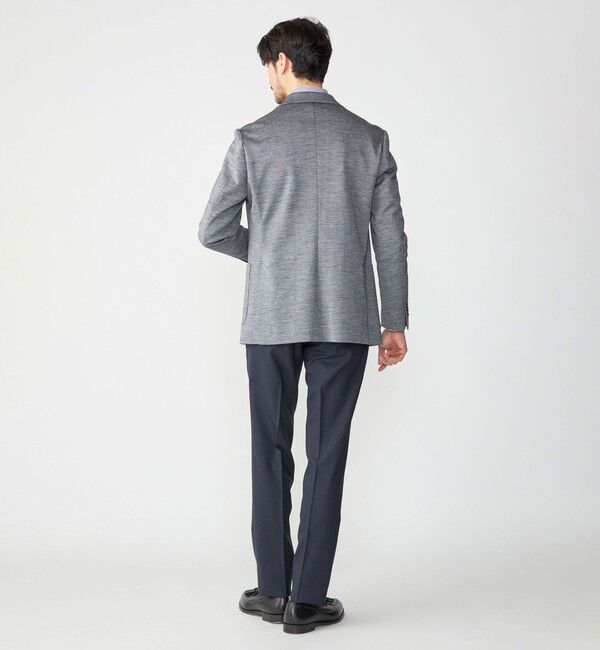 SHIPS「SHIPS: 〈手洗い可能〉ラスティック ウォッシャブル ストレッチ パンツ(無地)」|スラックス|