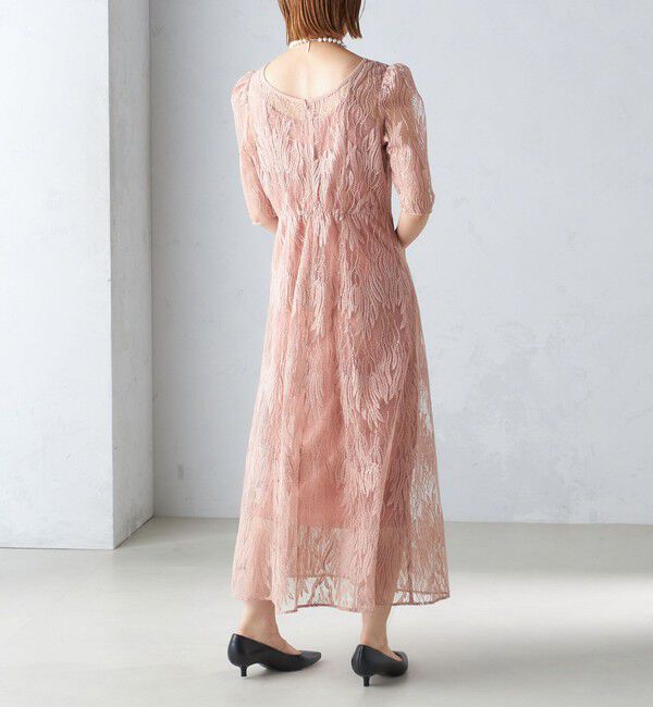 SHIPS for women「kaene:スパンコール 刺繍 ワンピース（セレモニー対応可）」|ワンピース|