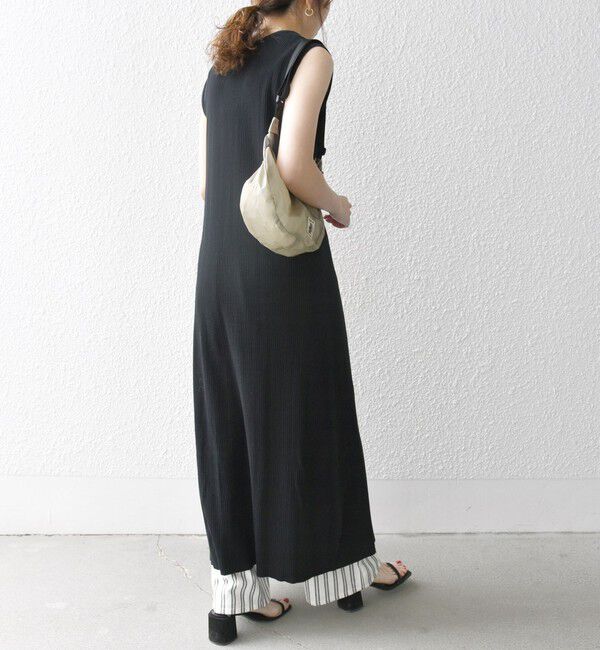 SHIPS any「SHIPS any:〈手洗い可能〉リブニット ロング ジレ ワンピース」|ワンピース|