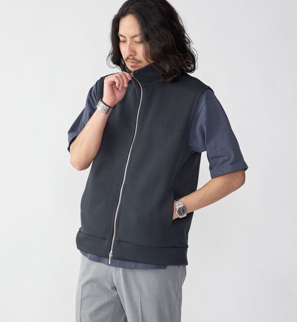 SHIPS「SHIPS: クォーターゲージ ハイジップ ベスト」|ダウンベスト・ベスト|