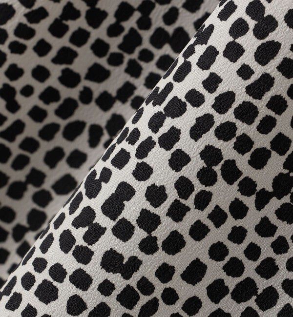 SHIPS for women「〈手洗い可能〉ネック ギャザー プリント ドルマン ブラウス」|シャツ・ブラウス|